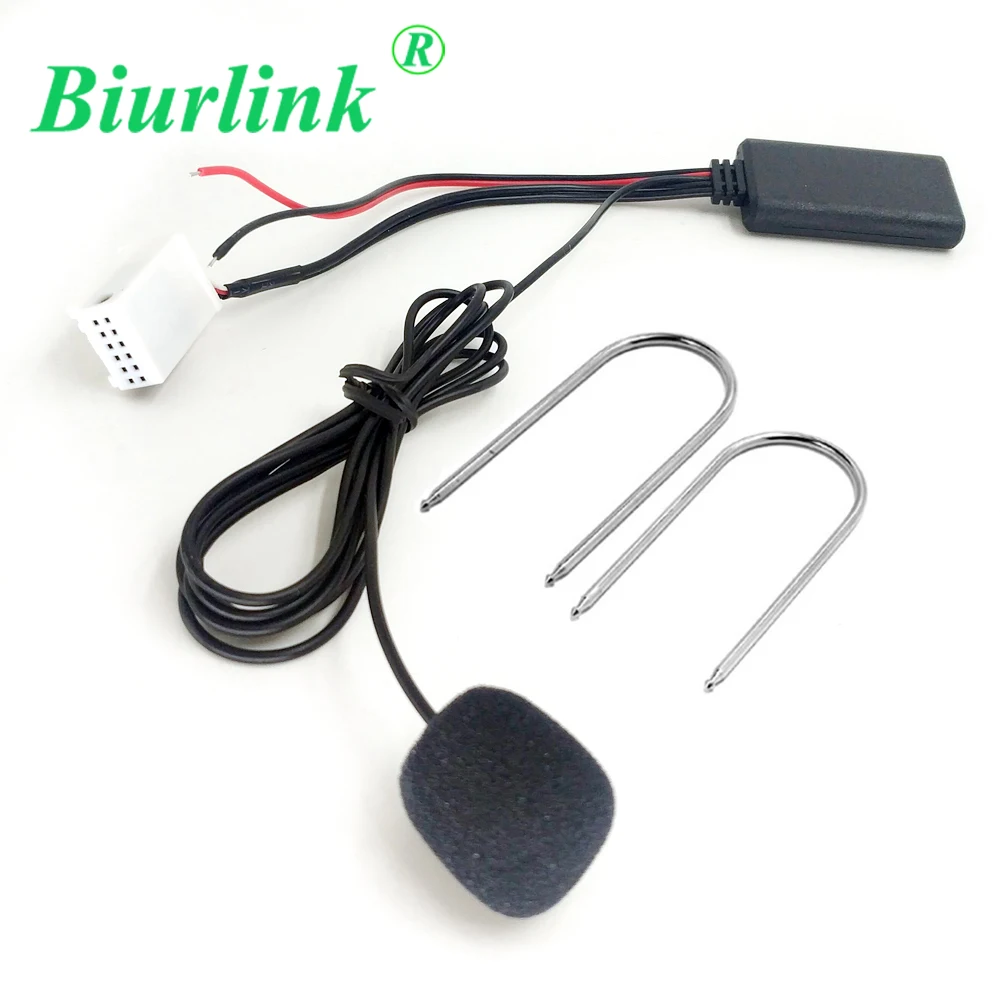 Birlink для peugeot 207 RD4 12Pin cd-чейнджер Hands Free микрофон аудио вход Aux кабель адаптер и CD удаление ключевые инструменты