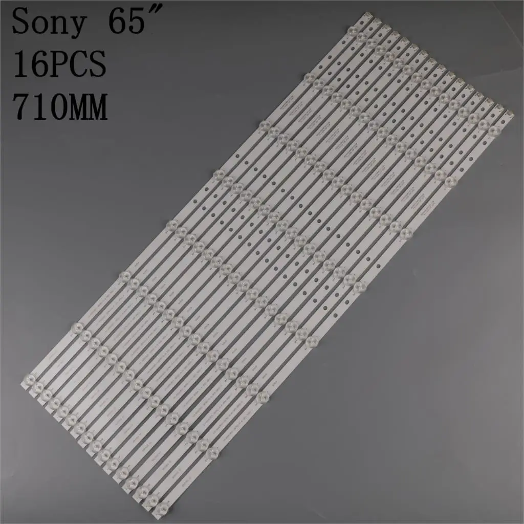 16PCS LED backlight strip kit bar CX-65S03E01 for Sony 65&quot TV KDL-65W857C KDL-65W859C KDL-65W855C | - Цена: 2 063,47 руб. / lot