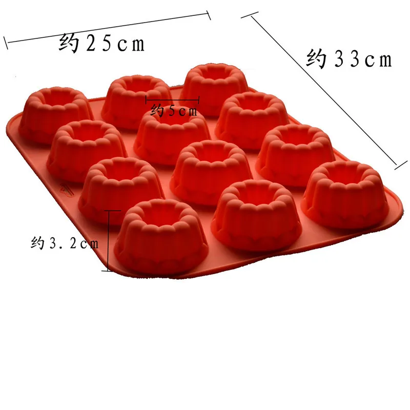 Силиконовая форма для печенья, маффинов кекс пончик шоколадный фондан торт Molud антипригарное силиконовые формы для выпечки