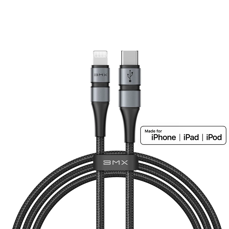 MFI Сертифицированный usb type c к lightning зарядный кабель для iPhone xs max xr 8 7 6s 11 apple ipad быстрое зарядное устройство PD кабель 2 м