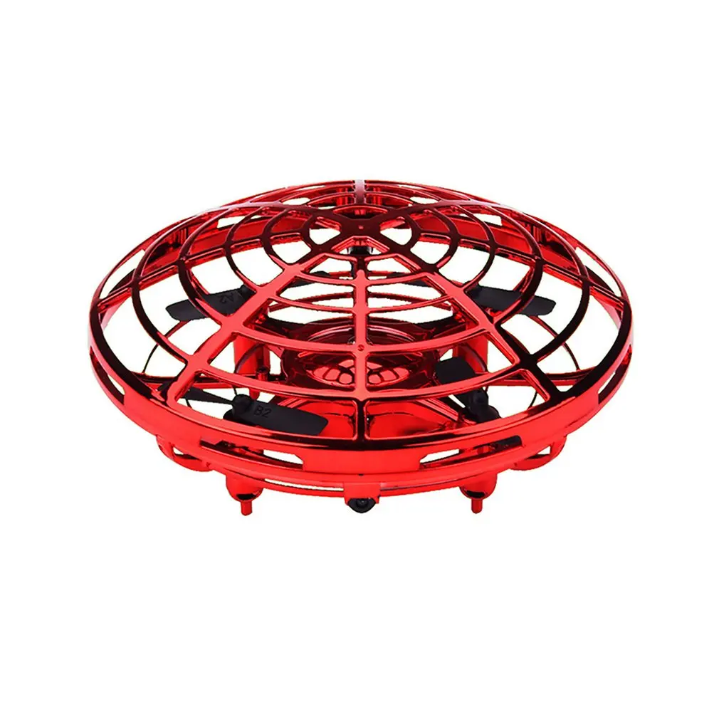 

Hand Push Potential Induction Ufo Quadcopter Intelligent Suspension Interaction Four-Axis Aircraft Children'S Toys