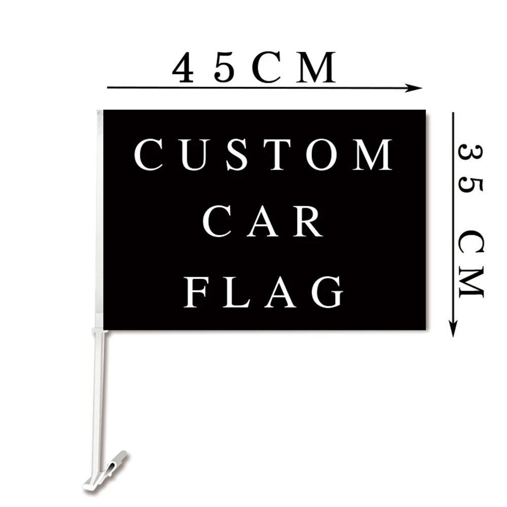 Polyester Car Flags Polyester Banners Custom Car Flags Banners