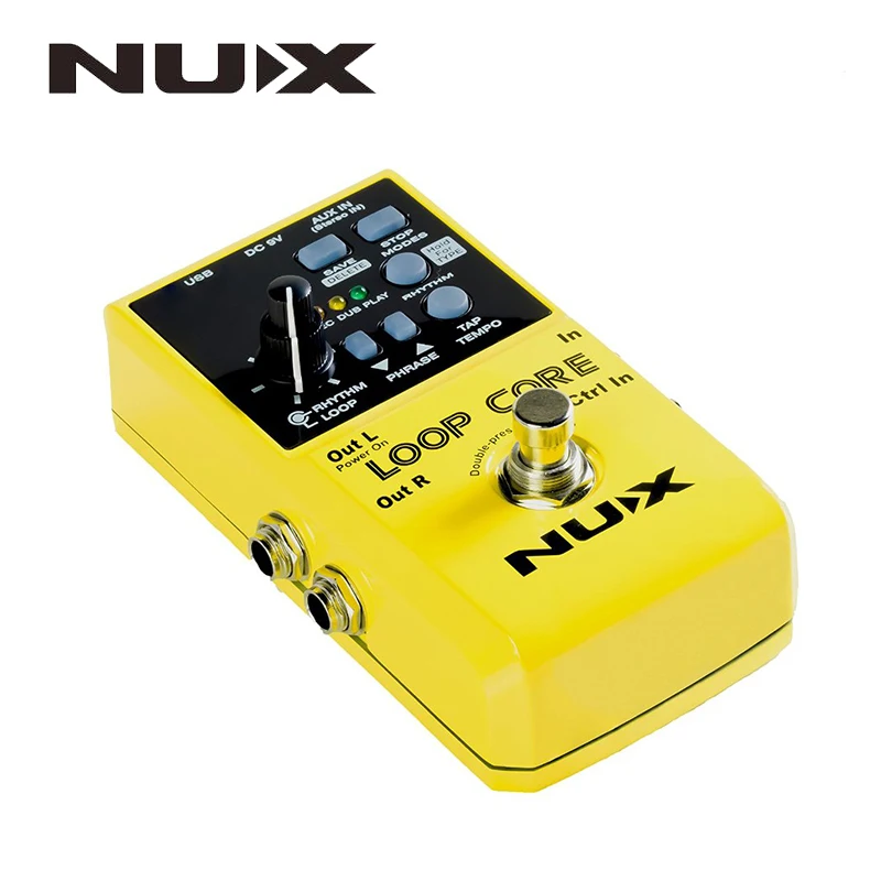 NUX петля ядро петлер гитары педаль эффектов 6 часов время записи 99 пользовательских памяти барабаны шаблоны с TAP темп