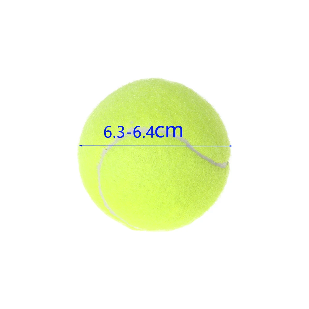 1 Pcs Tennis Balls High Bounce Practice Training Outdoor Elasticity Durable Tennis for Dogs Bite Chase and Chomp 6.3-6.4CM