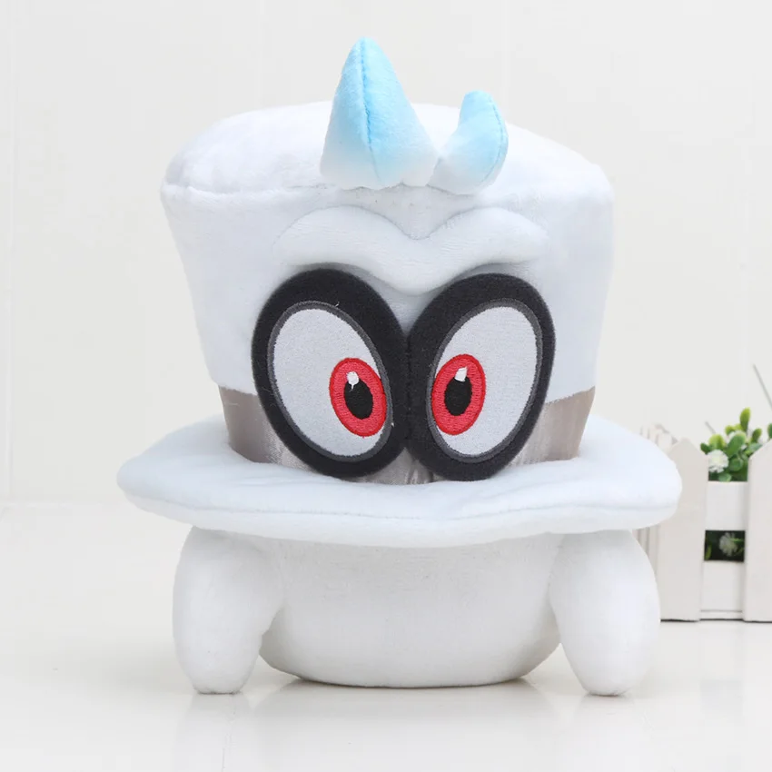 10pcs 20cm white 20 см 22 см 10 шт./компл. плюшевые игрушки Супер Марио Bros Марио Одиссея Белый Синий каппи Косплей Супер Марио Плюшевые детские подарки - Цвет: 10pcs 20cm white