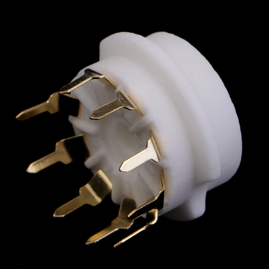 9pin вакуумная трубка розетка GZC9-B-G для 6DJ8 EL84 6922 6BM8 6BQ5/EL84 6CG7/6FQ7 | Электроника