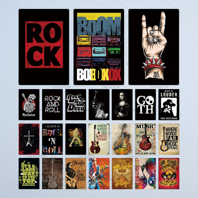 Plaque en métal - Class of 2025 Rocks - 30,5 x 20,3 cm