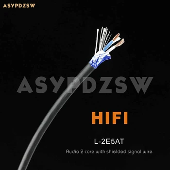 

1M Original L-2E5AT Audio signal wire 2 core shielded cable For power amplifier