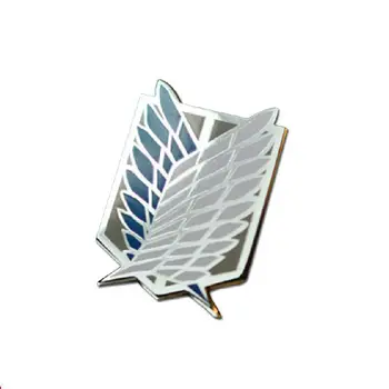 

Attack On Titan Badge Investigation Corps Wings Of Liberty Cos Metal Regiment Iron Box