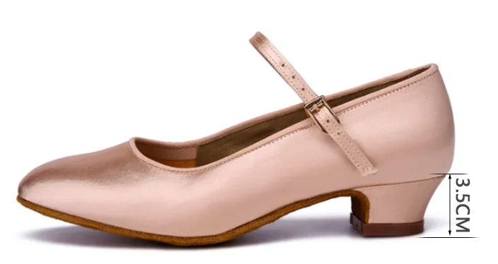 fresh tan3.5cm heel Женская Стандартная танцевальная обувь BD 501, свежий загар, атласные бальные танцевальные туфли, современные танцевальные туфли, высокое качество, детская обувь pro - Цвет: fresh tan3.5cm heel