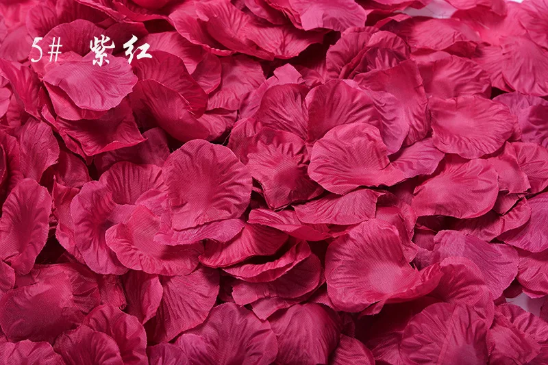 Kyunovia один за другим раздельные лепестки 5000 шт лепестки роз Petalos De Rosa Свадебные украшения Искусственные тканевые Свадебные лепестки роз