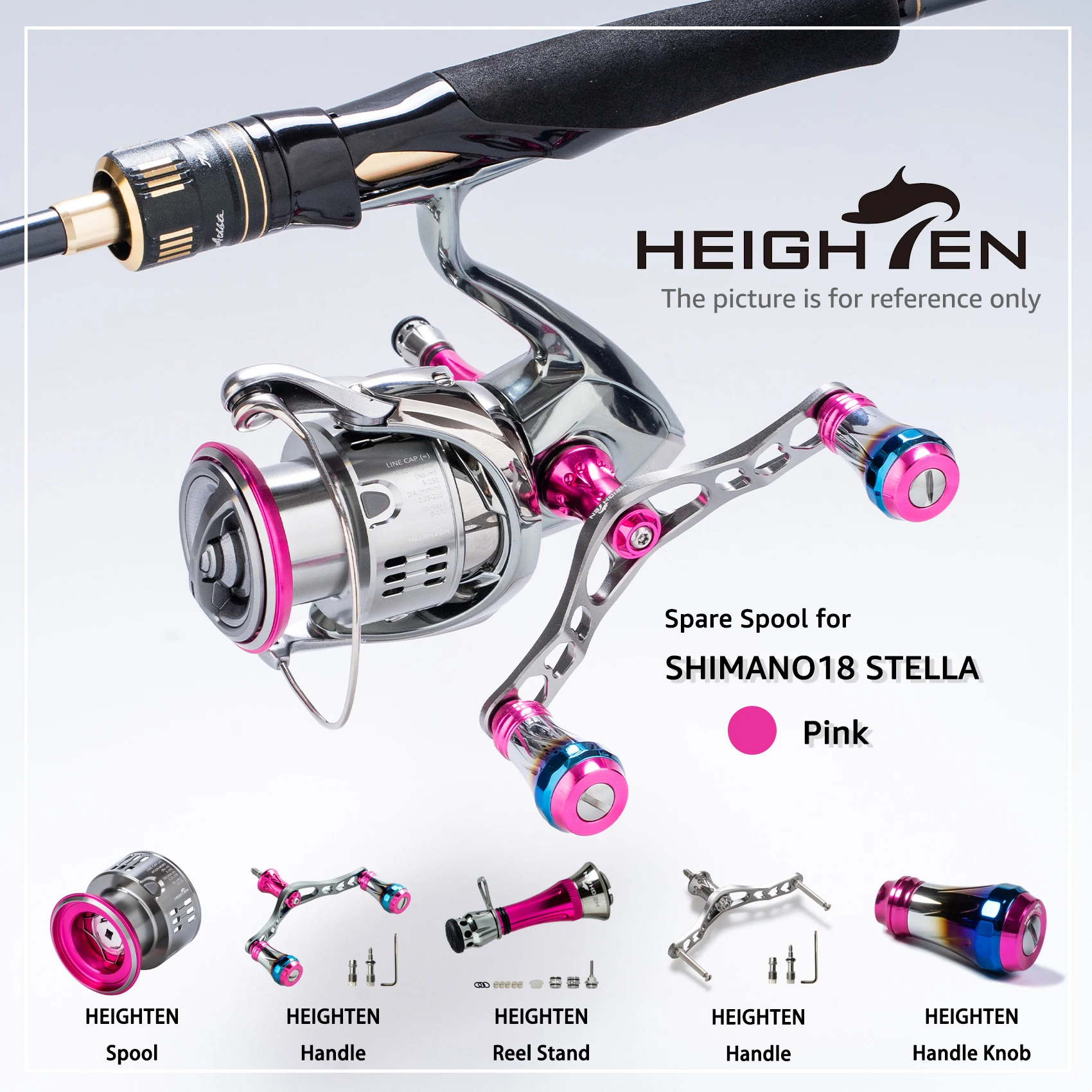 Shimano Fishing Reel Accessories, Heighten Handle Knobs