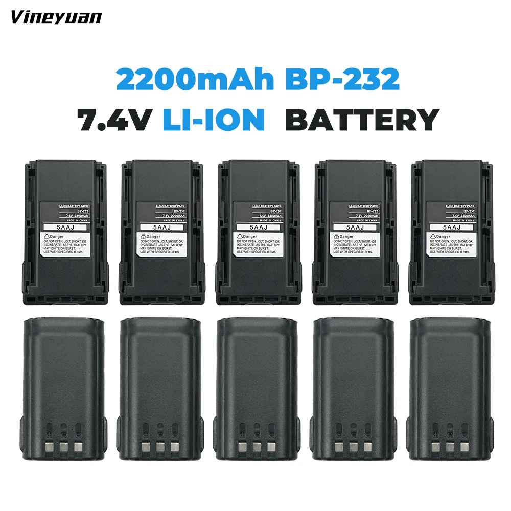 7 4 В 2200 мАч Сменный аккумулятор BP-232 для Icom IC-A14 IC-F26 IC-F33 IC-F3011 IC-F3061 IC-4011 IC-F4162