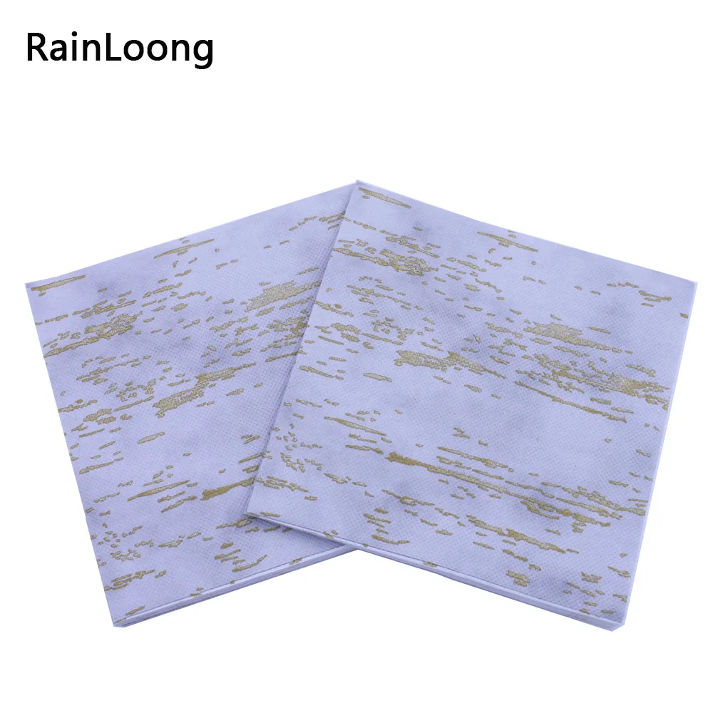 [RainLoong] принт Мрамор пол Плитки узорчатые бумажные салфетки, носовые платки для вечерние декоративный декупаж 33*33 см 5 пакетов(20 шт./упак - Цвет: As picture 3