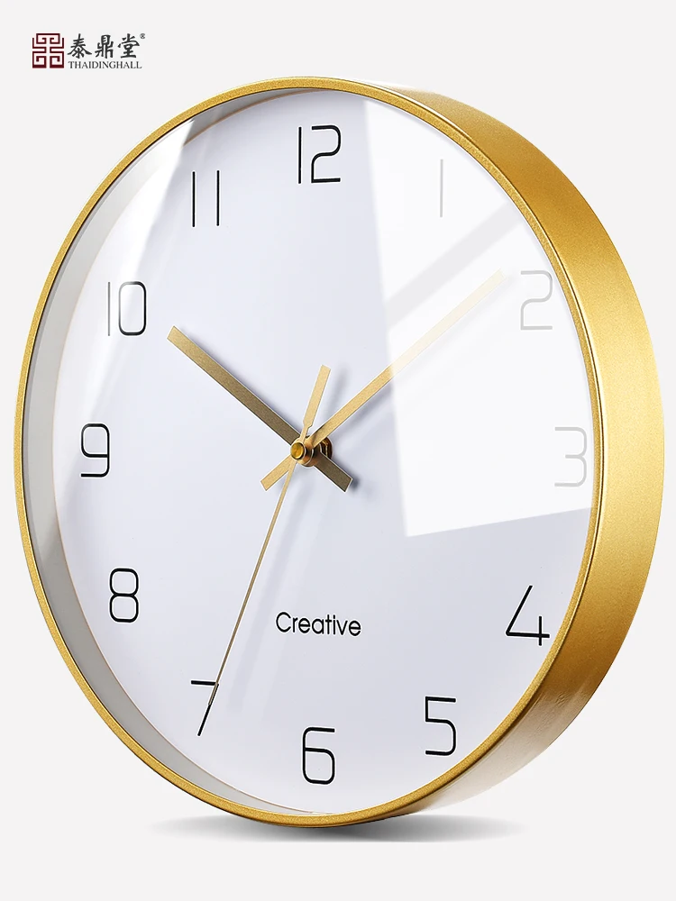

Metal Wall Clock Silent Simple Modern Gold Wall Watches Home Decor Living Room Bedroom Creative Horloge Murale Gift Ideas FZ205