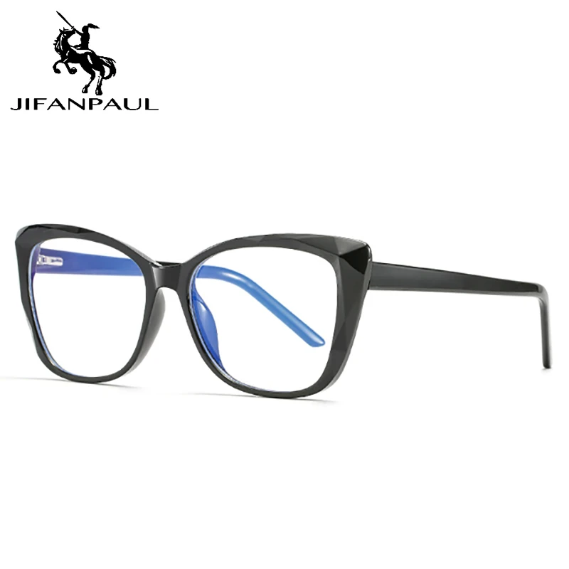 

JIFANPAUL Anti-blue light glasses frame myopia glasses optical glasses polygon goggles glasses sunglasses men and women computer