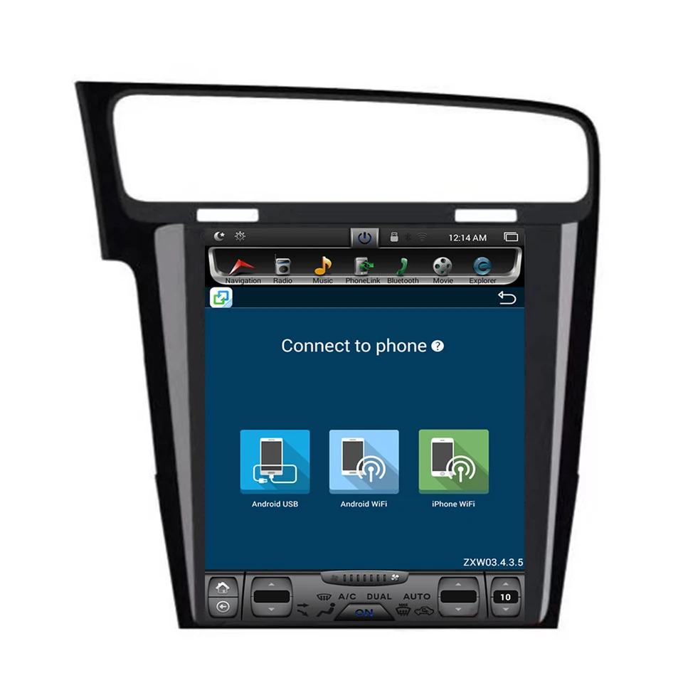 Discount Touch Screen Auto Radio Tourist Navigator GPS Truck Navitel Car Stereo with Display Headunit Video Player for Volkswagen Golf 7 1
