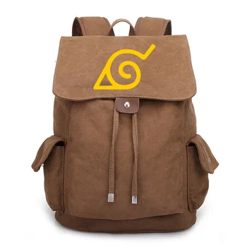 

Naruto Boruto Uzumaki Naruto Akatsuki Drawstring Canvas Bag Cosplay Backpack Cartoon Shoulder Bag Rucksack Travel Laptop Bags