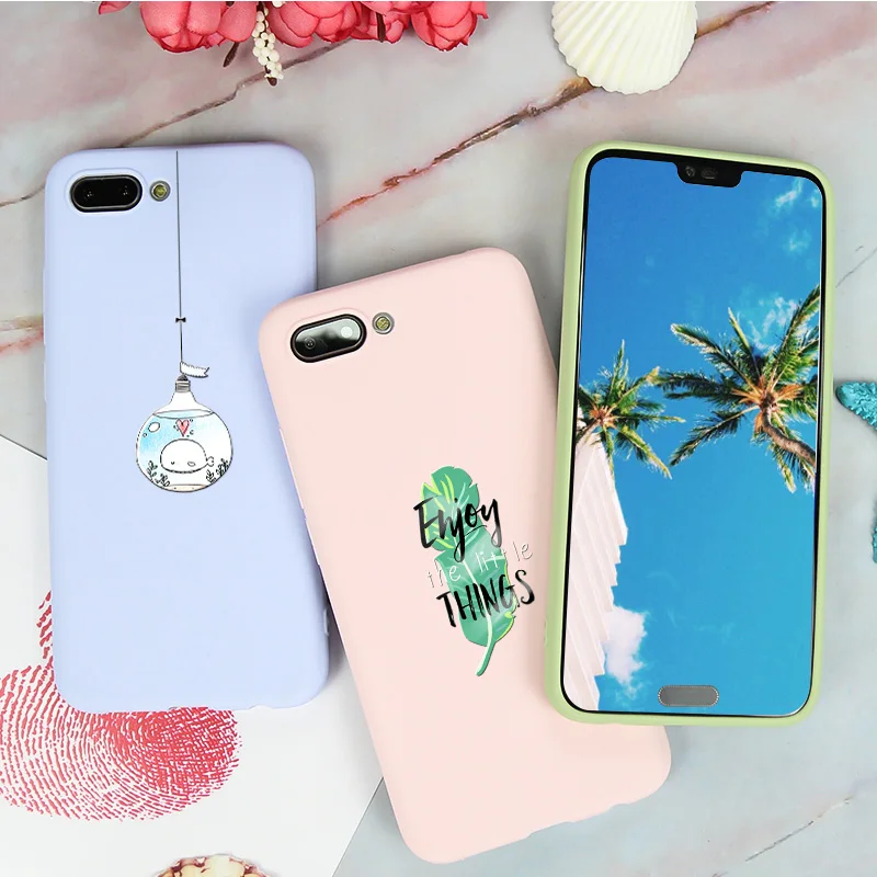 Милый чехол AUM-L41 для Honor 10 20 Pro силиконовый задней панели телефона Lite 9i Honor20 i Coque 8X 8C