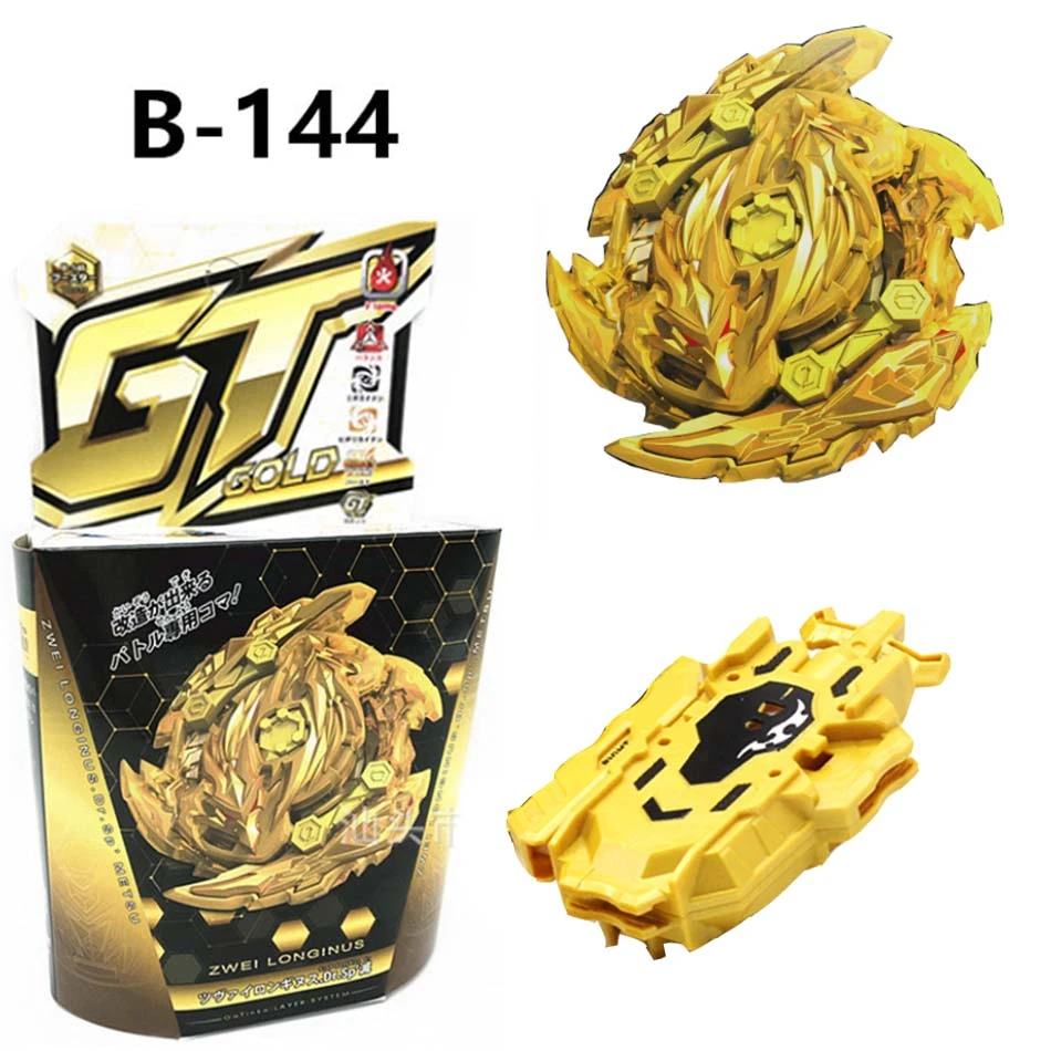 

Beyblade Gold Limited Edition B-144 Beyblade Burst With Beyblade Launcher Metal Top Burst Spinning Gyro Toy Bey Blade Kids Gift