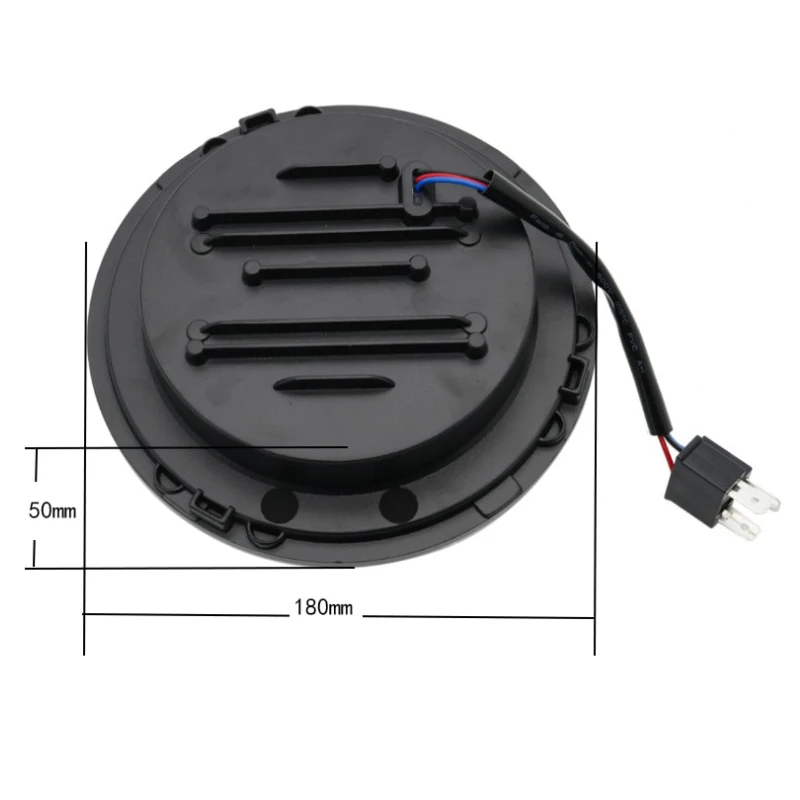  7inch Round Projector LED Headlight Conversion Kit&4.5inch LED Fog Lights for Ultra Classic Electra - 32929469806