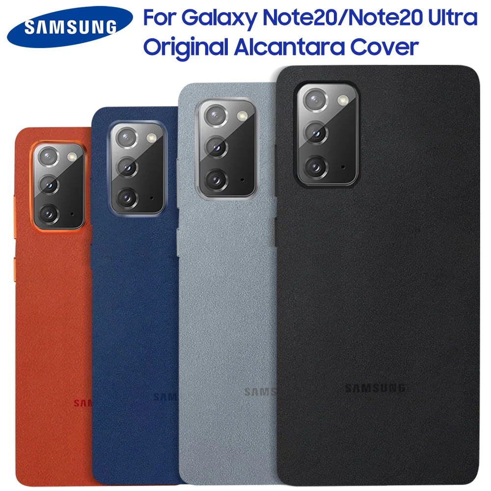 Samsung Original  Suede Velvet Fitted Protector Case For Samsung Galaxy Note20 5G Note 20 Ultra Official Phone Cover