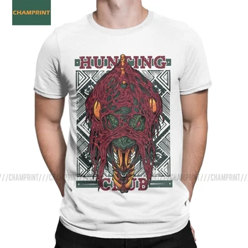 

Men Hunting Club Vaal Monster Hunter World T Shirts Gaming Rathian Dragon MHW Game Cotton Short Sleeve Tees Plus Size T-Shirt