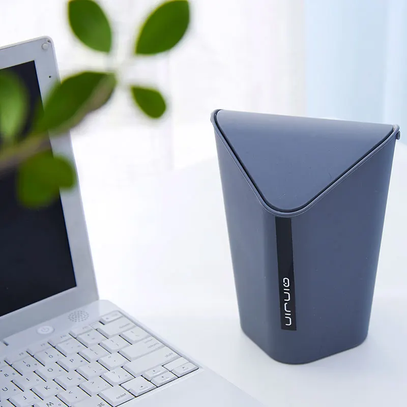 

Cute creative shake cover desktop classification trash can office mini paper basket desktop small corner trash can LB931111