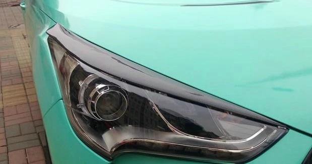 Автомобильный Стайлинг для Hyundai Veloster чехол бровей из углеродного волокна