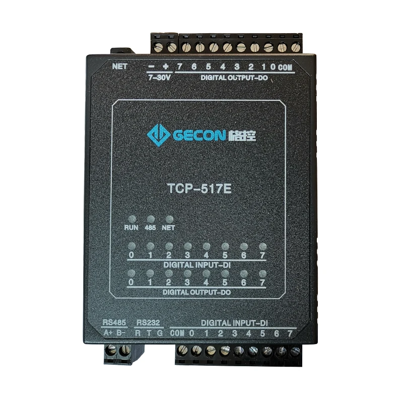 8 канальный цифровой вход транзисторный выходной комбинированный модуль Ethernet