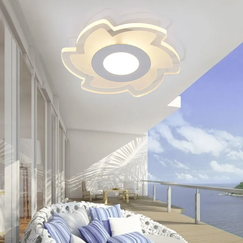 The balcony aisle corridor entrance foyer home lighting modern minimalist bathroom lamp ultra-thin ceiling lamps | Освещение