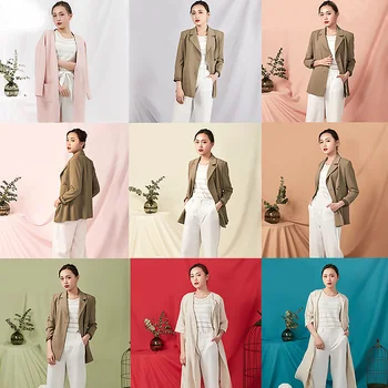 

Gosear Single Color Photo Shooting Photography Background Backdrop with Non-trace Nails for Photo Studio Commercial 250x300cm