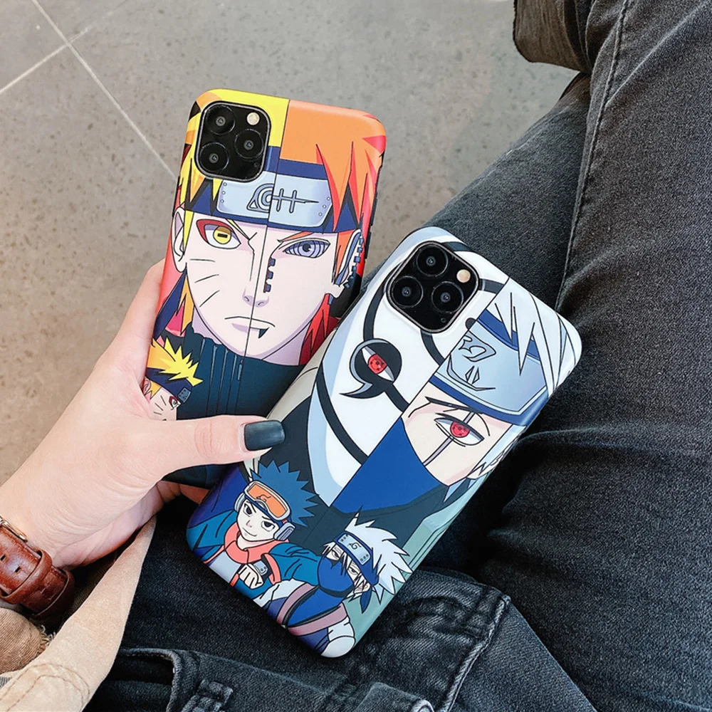 Чехол Какаси с аниме Наруто для iPhone 11 12 pro X Xs MAX XR 7 8 Plus чехлы телефонов Обито
