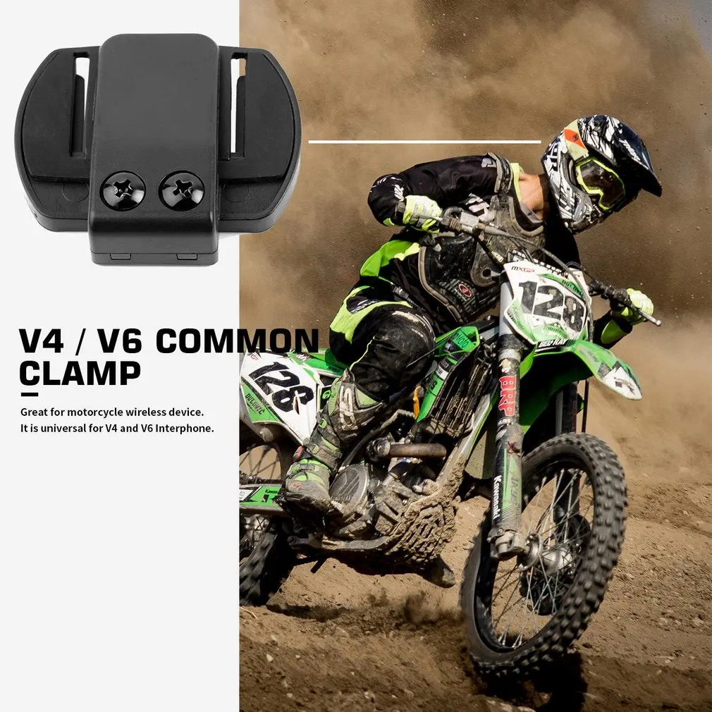 Motorcycles Accessories Microphone Speaker Headset V4/V6 Interphone Universal Headset Helmet Intercom Clip for Motorcycle Device