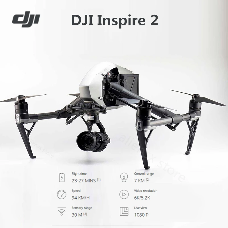 

original DJI Inspire 2 drone RC Quadcopter with Zenmuse X5S or Zenmuse X7 camera 5.2K video High-altitude video shooting drone