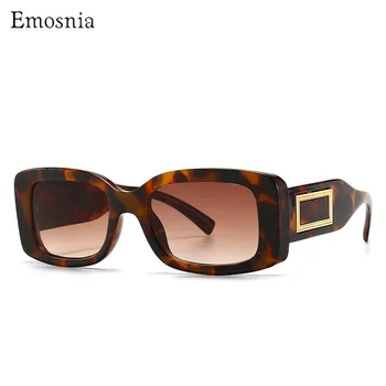 

Emosnia Sexy Vintage Retro Small Square Sunglasses Brand Designer Fashion Leopard Frame Rectangular Sun Glasses UV400 Shades