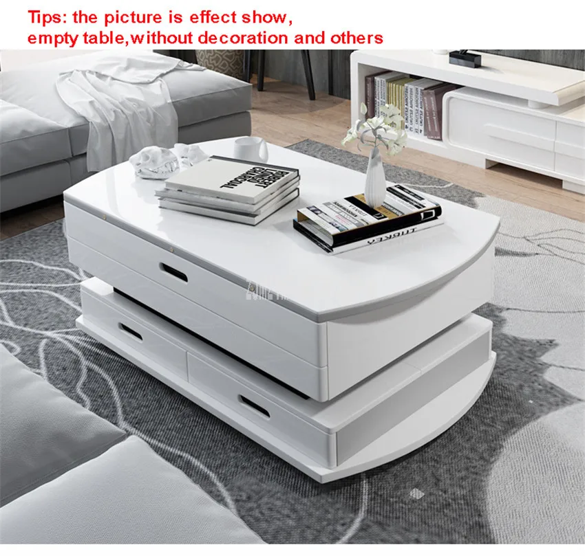  Creative Living Room Furniture Multi-functional Tea Table Can Be Using As Dining Table Electric Lif