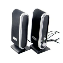 Gosear Портативный USB 2,0 мощность 3,5 мм для ноутбука Настольный компьютер PC Динамик s Наушники с микрофоном аудио разъем HY-218 мини-динамик