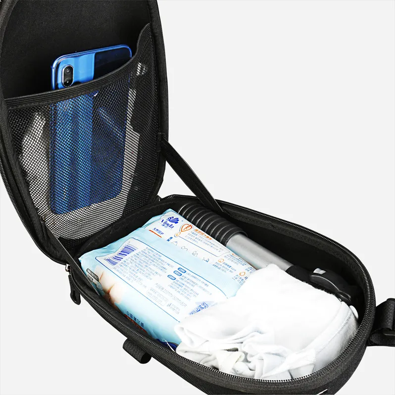 Electric scooter head bag EVA hard shell waterproof bag folding generation driving car front bag electric bicycle bag