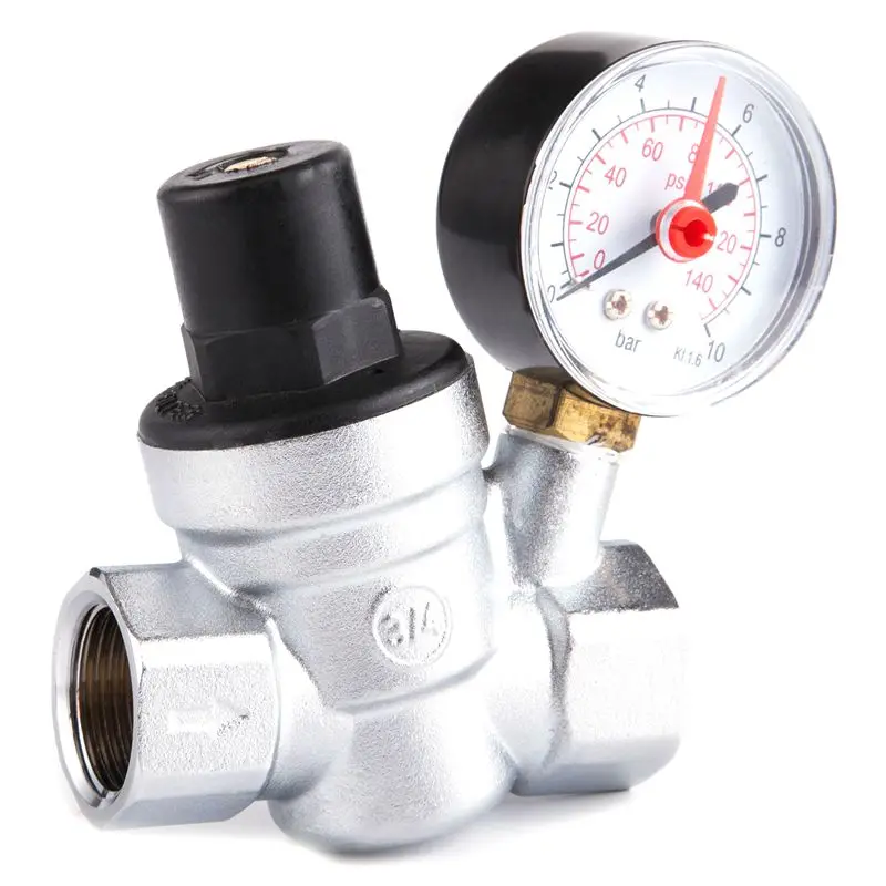 

HHO-Water Pressure Regulator With Gauge Pressure Maintaining Valve Tap Water Pressure Reducing Valve Dn20