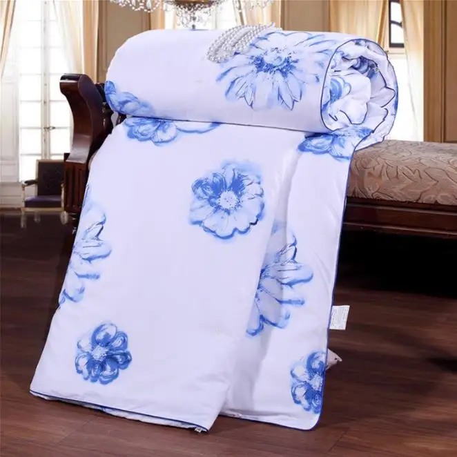 Хорошее качество, китайское шелковое одеяло, шелк тутового шелкопряда, наполнитель, шелковое одеяло, плотное натуральное зимнее и осеннее теплое одеяло для кровати - Цвет: K