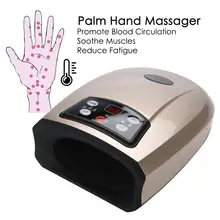 Elektrische Akupressur Palm Hand Massager mit Luftdruck Wärme Komprimieren SPA Finger Hand Durchblutung Schmerzen Relief Rehabilitation