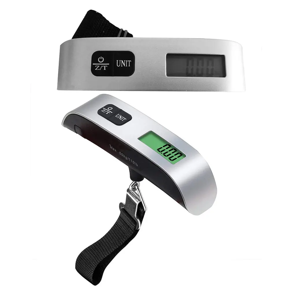 Digital Electronic Luggage Scale Portable Suitcase Scale Handled Travel Bag Weighting Fish Hook Hanging Scale