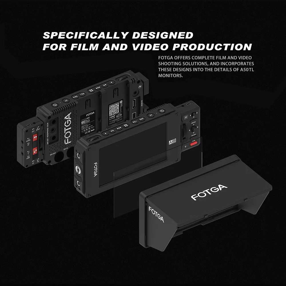 Камера FOTGA A50TL 5 &quotFHD IPS видео монитор на полях вход/выход Двойной аккумулятор для 5D