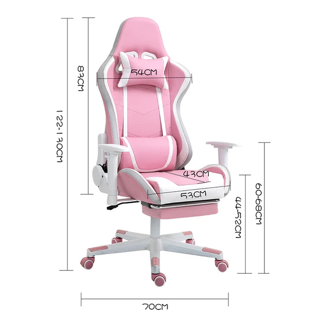 2023 hot sale upgrade with light pink cute girl game chair girls bedroom chair anchor live