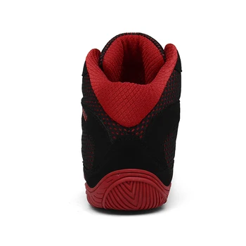 2020Professional Mens Wrestling Shoes Boxing Shoes Breathable Flighting Boxing Sneakers Quality Mesh Size37 47Wrestling