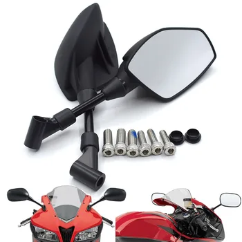 

Universal 8mm 10mm motorcycle mirror Black Side Rearview Mirrors for Yamaha FZ6 FAZER FZ6R FZ8 MT-07/FZ-7 MT-09/SR/FZ9 FZ1 FAZER