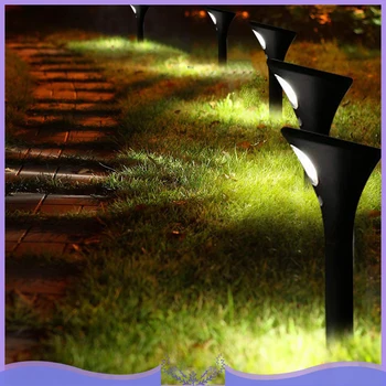

2pcs Solar Lights Outdoor Garden Solar Lights Ultra Powerful Waterproof Height Adjustable Solar Spotlight With Motion Sensor