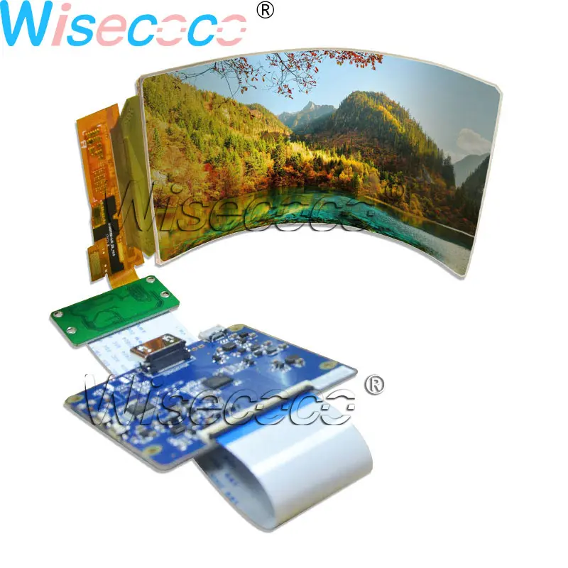 Wisecoco 5,9" FHD AMOLED гибкий ips дисплей 2160*1080 ЖК-экран 48 контактов с HDMI MIPI USB плата контроллера