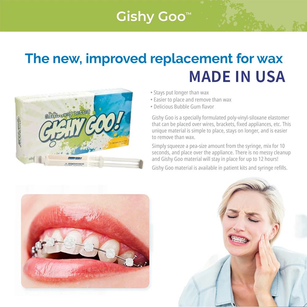 Dental Orthodontic Wax For Braces Silicone Bracket Relief Aid Ultradent